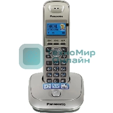 Телефон Panasonic KX-TG2511RUN (платиновый) АОН, Caller ID,спикерфон на трубке,переход в Эко режим одним нажатием