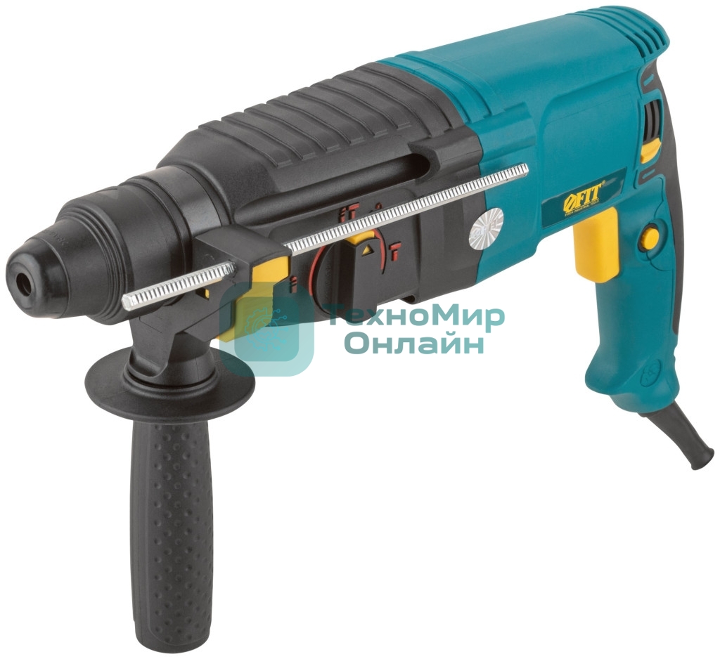 Перфоратор FIT AH-800 800 Вт, 0-900 об/мин, 0-4000 уд/мин, 3.0 Дж, 3 реж., SDS-plus, реверс, 2.8 кг, кейс