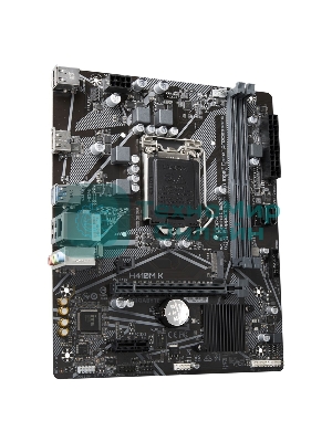 Материнская плата Gigabyte H410M K 2.0, LGA 1200, Intel Q470, 2xDDR4, 2xSATA, 1xM.2, 1xPCIe 3.0 x16, 1xPCIe x1, 1xHDMI, 1x 1Gb LAN, 2xUSB-A 3.2 Gen 1, 4xUSB-A 2.0, 3x3.5 мм, 7.1, mATX