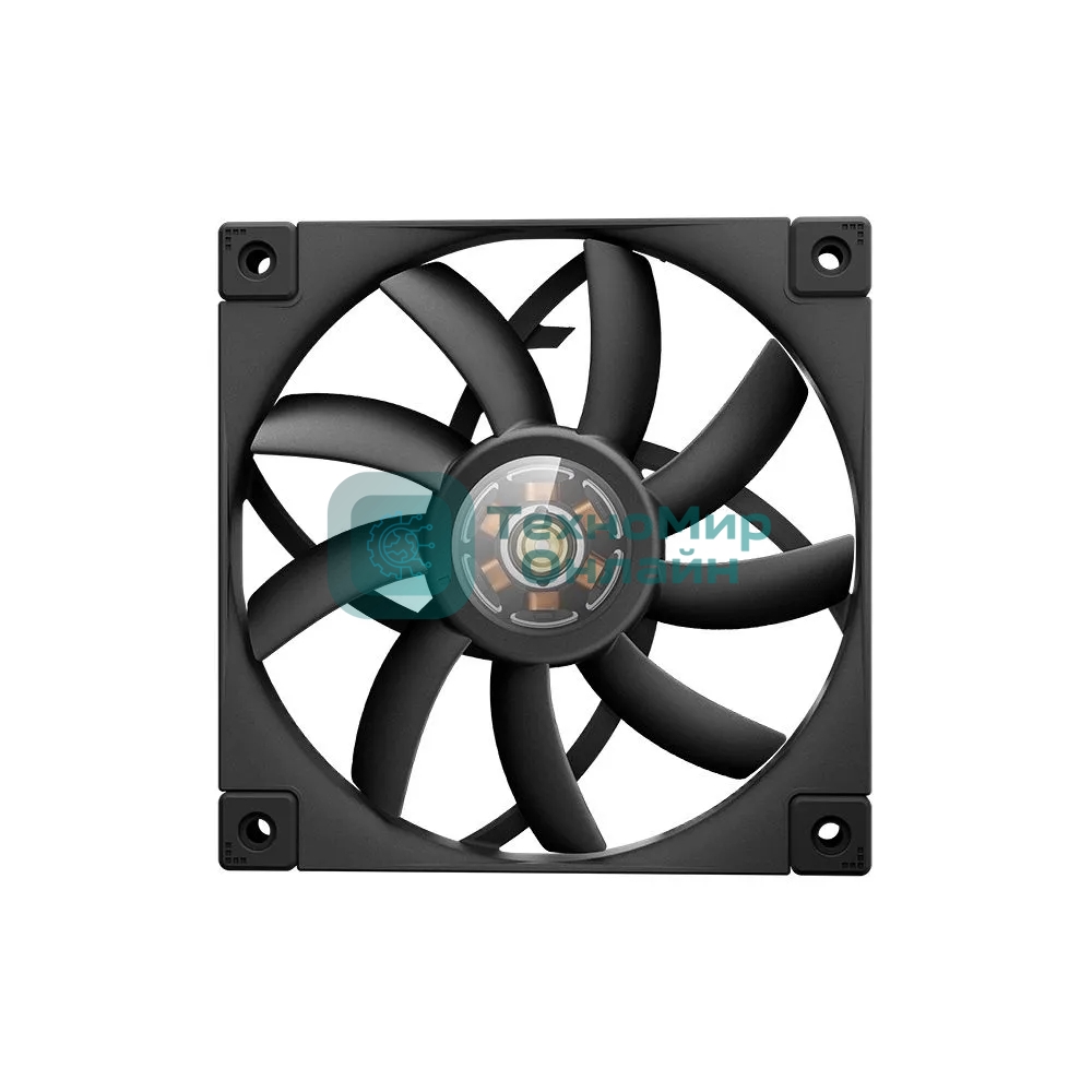 Вентилятор для корпуса DEEPCOOL FT12 SLIM черный, 120 мм, 1850 об/мин, 25.6 дБ, 4 pin