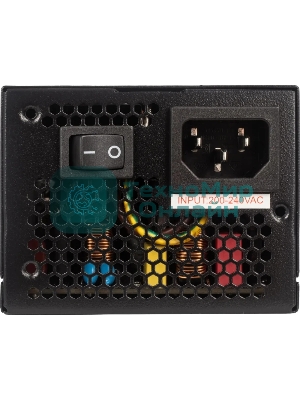 Блок питания Accord ACC-TFX500, 500Вт, 500Вт, 80 PLUS белый, 80мм, черный