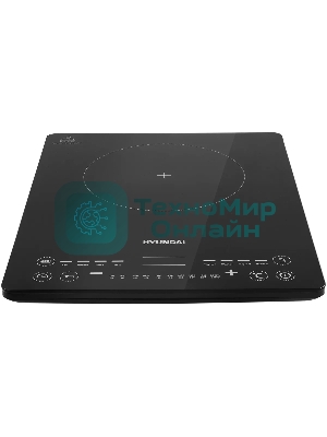 Плита настольная индукционная Hyundai HYC-0110 черный/серебристый закаленное стекло (настольная)