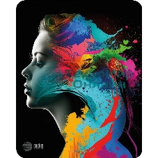 Коврик для мыши Cactus Color paint 300x250x3мм (CS-MPC-D08M)