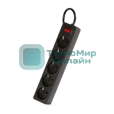 Сетевой фильтр Smartbuy (SBSP-30-K) - 5 роз х 3 м - черный