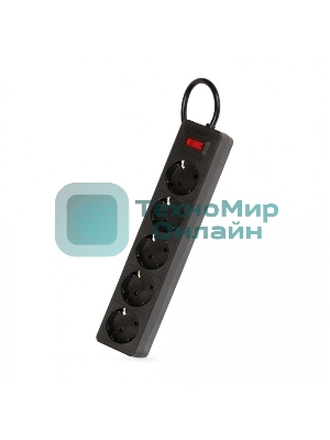 Сетевой фильтр Smartbuy (SBSP-30-K) - 5 роз х 3 м - черный