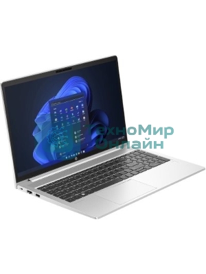 Ноутбук HP ProBook 450 G10 Core i7-1355U 15.6 FHD (1920x1080) AG UWVA 16Gb (1x16Gb) DDR4 3200 512Gb SSD,51WhIntel AX211 Wi-Fi,FPR,Backlit,1,8kg,1y,Silver,Dos,KB/Eng,Silver