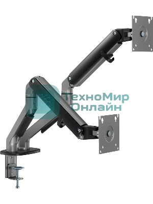 Кронштейн для мониторов Ultramounts UM735BL черный/серый 17