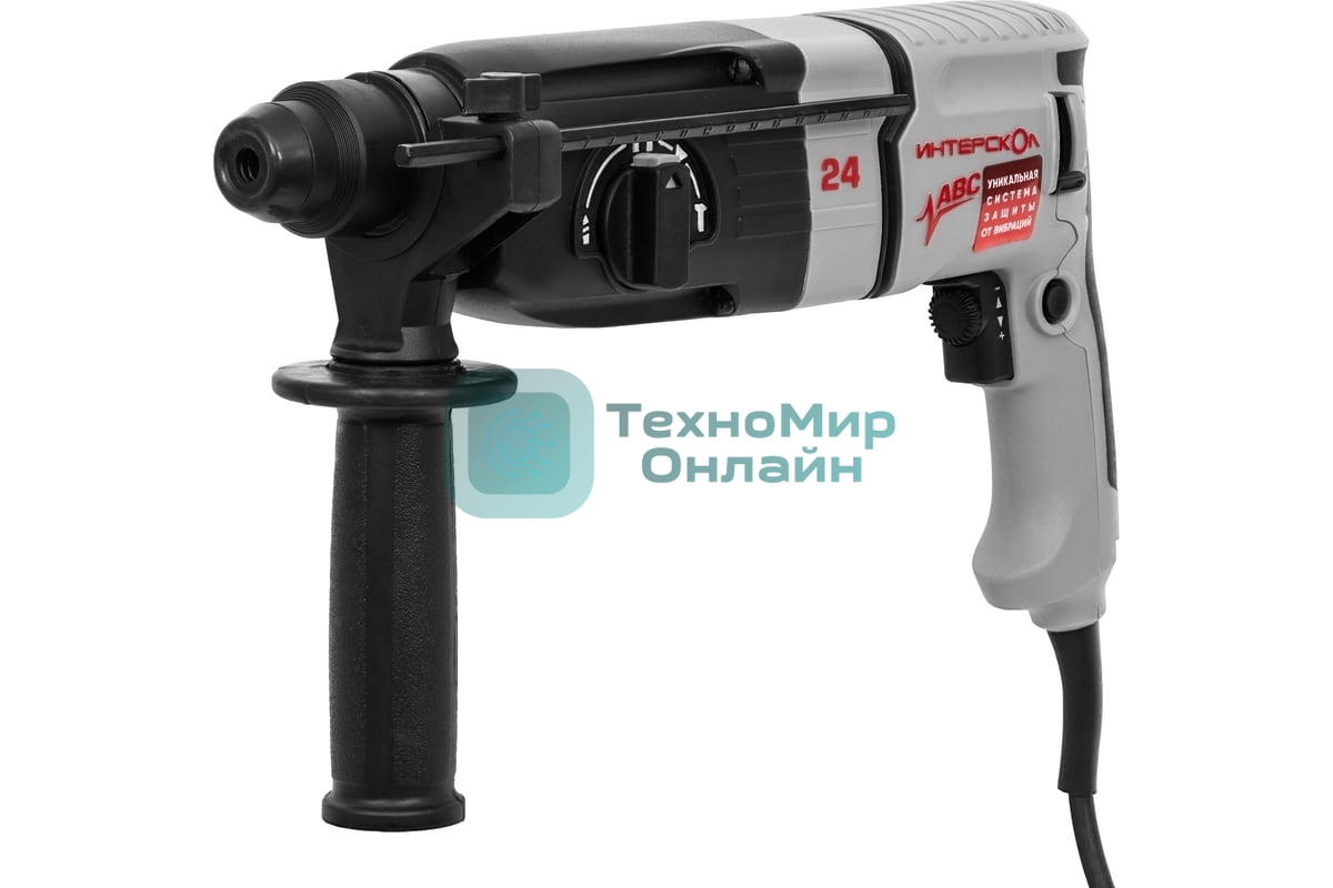 Перфоратор Интерскол П-24/700АВС SDS plus, с АВС сист. (кейс) 160.1.4.40