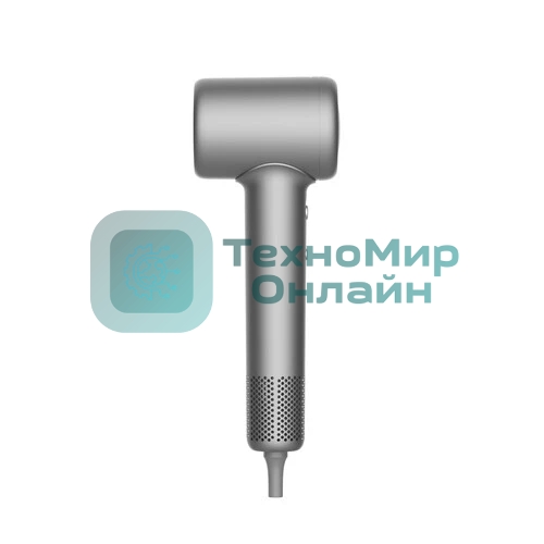 Фен Deerma DEM-CF51W темно-серый, 1400 Вт, компактный, ионизация