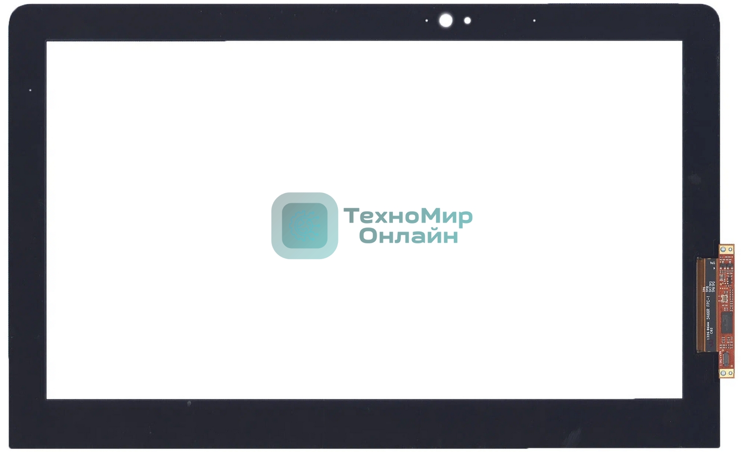 Сенсорное стекло (тачскрин) для Asus 5466R FPC-1, черное