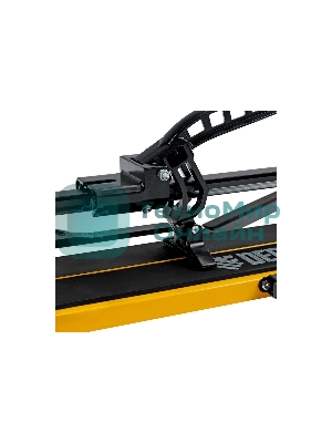 Плиткорез рельсовый Denzel 1200х16мм, каретка на подш., стальная станина, усил. рукоятка-пенал