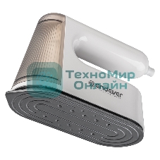 Отпариватель для одежды компактный Endever Odyssey Q-459, белый, мощность 1300 Вт, производительность пара 25 г/мин, емкость бака 0,1л