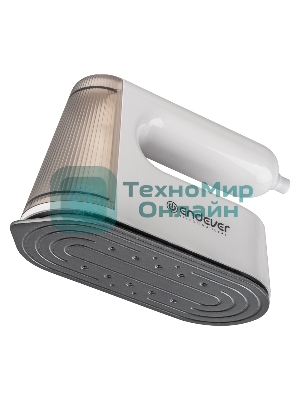 Отпариватель для одежды компактный Endever Odyssey Q-459, белый, мощность 1300 Вт, производительность пара 25 г/мин, емкость бака 0,1л