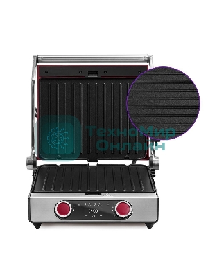 Электрогриль Kitfort КТ-3631 серебристый