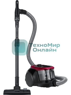 Пылесос Samsung SC18M21C0VR красный, 380/1800 Вт, уборка сухая, пылесборник контейнер 1.5 л