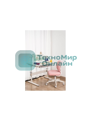 Кресло Cactus CS-CHR-3594PK розовый, ткань, 75 кг, механизм качания