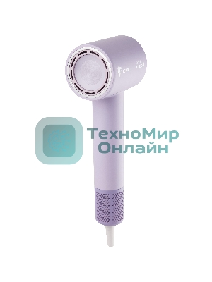 Фен LEONORD LE-1222 фиолетовый, 1800 Вт, ионизация
