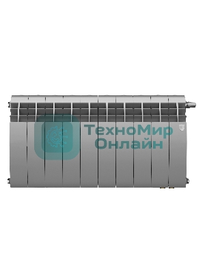 Радиатор Royal Thermo BiLiner 350 Silver Satin VR80 - 10 секц.