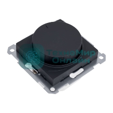 Светорегулятор (диммер) SE AtlasDesign карбон, повор-нажим, LED, RC, 400 Вт, мех.