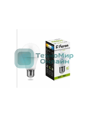 Лампа светодиодная Feron LB-38 5W 230V E27 4000K G45