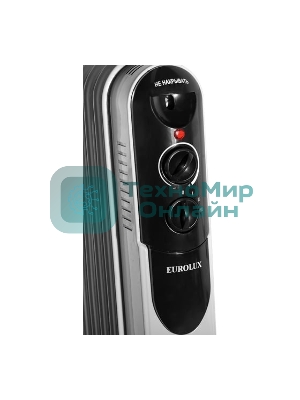 Обогреватель масляный EUROLUX ОМПТ-EU-7Н (7 секций) белый, 1500 Вт, 20 м2, термостат 67/3/18