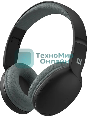 Беспроводные/проводные наушники Defender FreeMotion B480 черный, накладные, Bluetooth + проводной, складная конструкция, до 8 ч