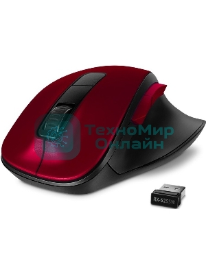 Мышь беспроводная SVEN RX-525SW красная (бесшумн. кл., 5+1кл. 600-1400DPI, Soft-touch, блист.)