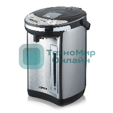 Термопот Centek CT-1084 сталь, 6.0 л, 750 Вт, 2 способа подачи воды, двойная защита от перегрева