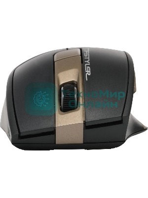 Мышь беспроводная A4Tech Fstyler FG35 золотистый/черный, 2000 dpi, радиоканал, USB, кнопки - 6
