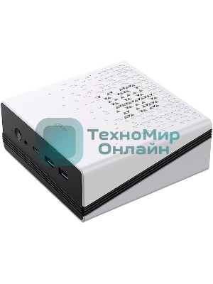 Неттоп Acer Gadget E10 ERBox 1 Ryzen 7 6800H (3.2) 16Gb SSD512Gb 680M Windows 11 Pro 2xGbitEth WiFi BT 120W черный/белый