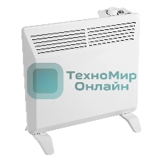 Конвектор Denzel XCE-1000 белый, 1000 Вт, 15 м2, термостат