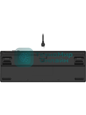 Клавиатура беспроводная A4Tech Bloody WS87 Naraka USB, Bluetooth/Радиоканал черный/красный