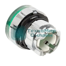 Исполнительный механизм кнопки XB4 зеленый плоский возвратный без фиксации, с подсветкой EKF PROxima XB4BW-G EKF