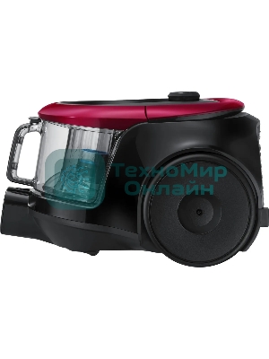 Пылесос Samsung SC18M21C0VR красный, 380/1800 Вт, уборка сухая, пылесборник контейнер 1.5 л
