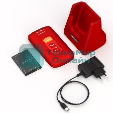 Мобильный телефон Maxvi E5 up красный