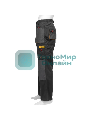 Брюки профессиональные рабочие Denzel 65% полиэстер 35% хлопок, XXL