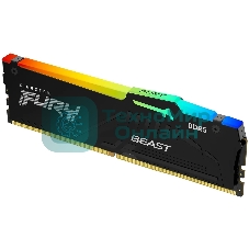 Оперативная память Kingston DDR5 DIMM FURY Beast Black EXPO RGb 16Gb, 6800Mhz, KF568C34BBEA-16 CL34, с радиатором Kingston