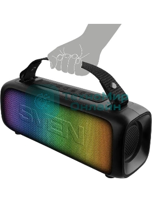 Портативная колонка SVEN PS-235 черный 12W 2.0 BT 3600mAh