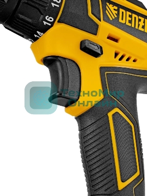 Дрель-шуруповерт Denzel CDL-18-0, 18 В, 0 Ач, 30 Нм, щеточный