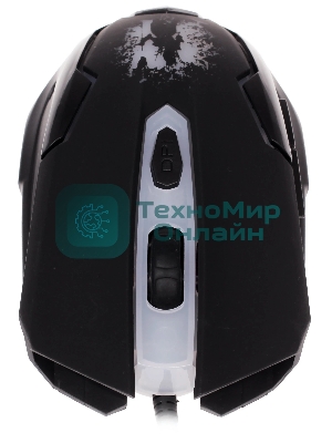 Комплект клавиатура+мышь Qumo Spirit of Wisdom проводной, USB, 2400 DPI, чёрный