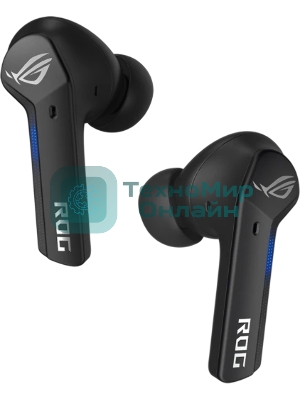 Гарнитура ASUS ROG Cetra True Wireless SpeedNova чёрный, беспроводная, радиоканал, до 26 ч, совместимость с PS5