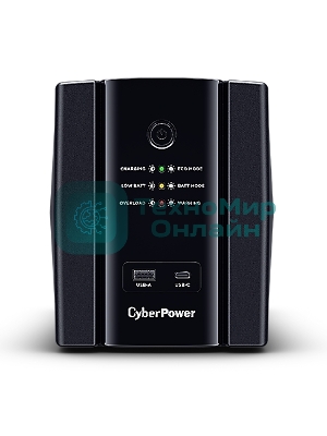 Источник бесперебойного питания CyberPower UT1500EG Line-Interactive 1500VA/900W USB/RJ11/45/USB charger A/C