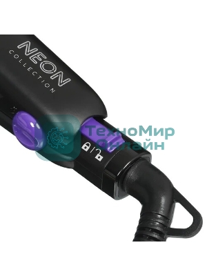 Выпрямитель для волос Polaris PHS-7025KT черный/фиолетовый, 25 мм, 220 °C, 3 режима