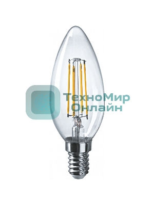 Лампа светодиодная ОНЛАЙТ 80895 OLL-F-C35-10-230-4K-E14