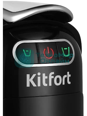 Кофемашина Kitfort КТ-7508 1400Вт серебристый/черный