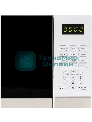 Микроволновая печь Horizont HSD202W белый, 20 л, 700 Вт, переключатели - сенсор