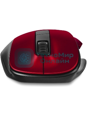 Мышь беспроводная SVEN RX-525SW красная (бесшумн. кл., 5+1кл. 600-1400DPI, Soft-touch, блист.)
