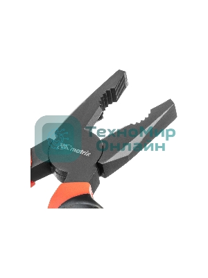 Плоскогубцы Matrix черный Nickel 200 мм, комбинированные, двухкомпонентные рукоятки