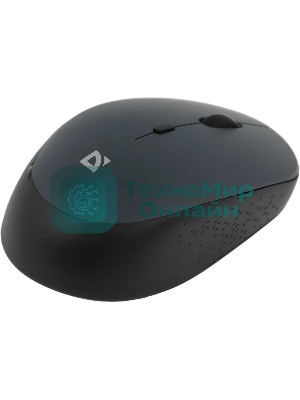 Мышь беспроводная Defender Auris MB-027 серый, 1600 dpi, радиоканал, USB, кнопки - 4