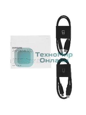 Внешний SSD Samsung T9, 4TB, USB 3.2 Gen 2x2 Type-C, R/W 2000/2000, черный